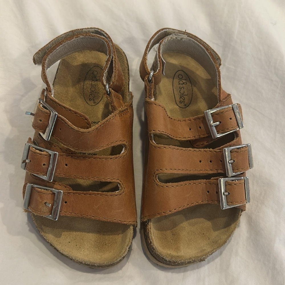 Old soles, size 7 toddler sandals